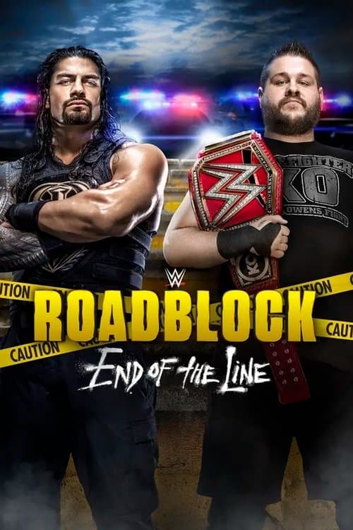 WWE Roadblock: End of the Line 2016のポスター