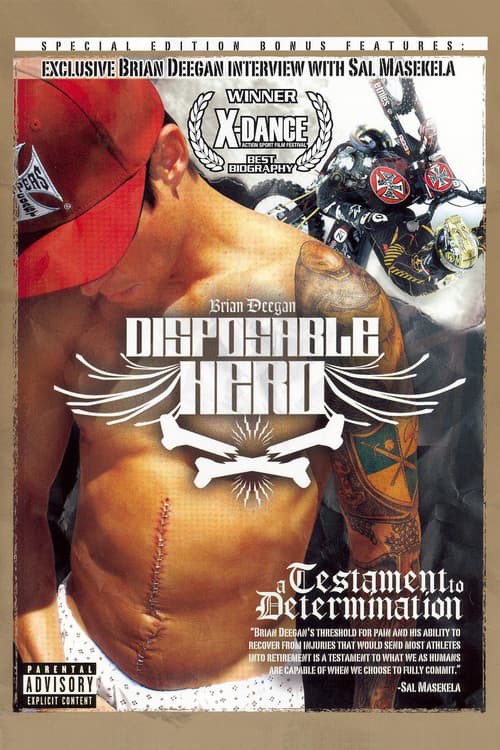 Disposable Hero: The Brian Deegan Storyのポスター