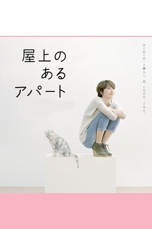 屋上のあるアパートのポスター