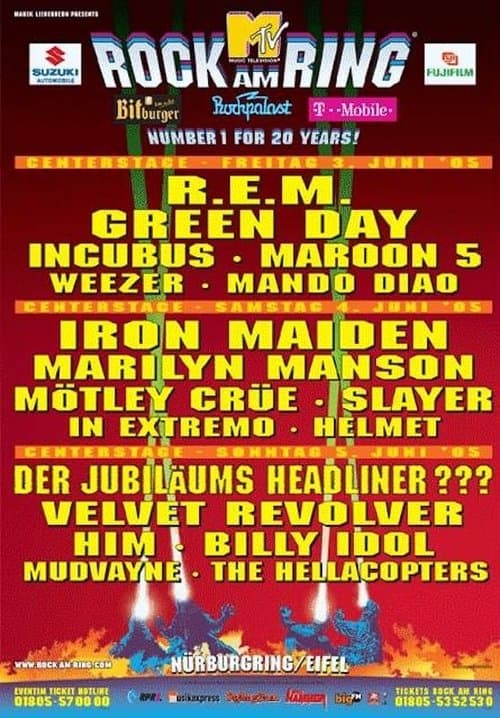 Green Day Live Rock AM Ringのポスター