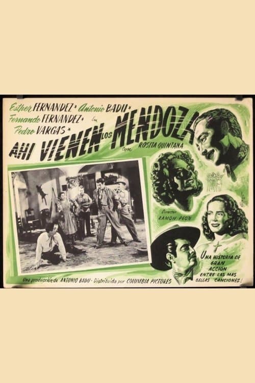 Ahí vienen los Mendozaのポスター