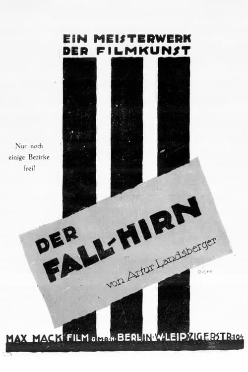 Der Fall Hirnのポスター