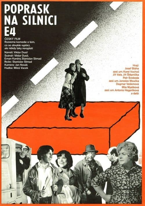 Poprask na silnici E 4のポスター