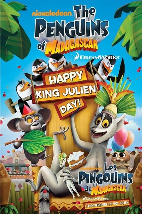 The Penguins of Madagascar: Happy King Julien Dayのポスター