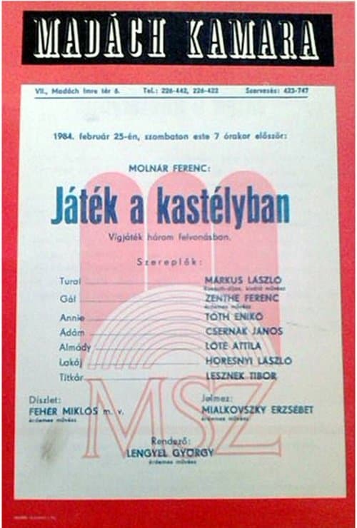 Játék a kastélybanのポスター