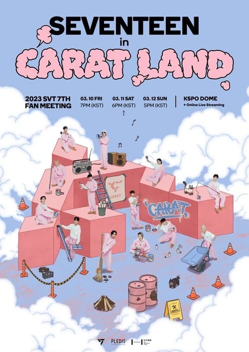 SEVENTEEN in CARAT LANDのポスター