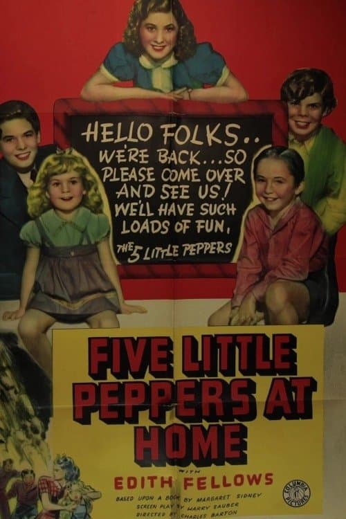Five Little Peppers at Homeのポスター