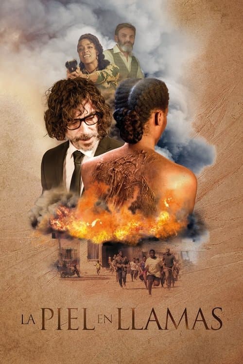 La piel en llamasのポスター