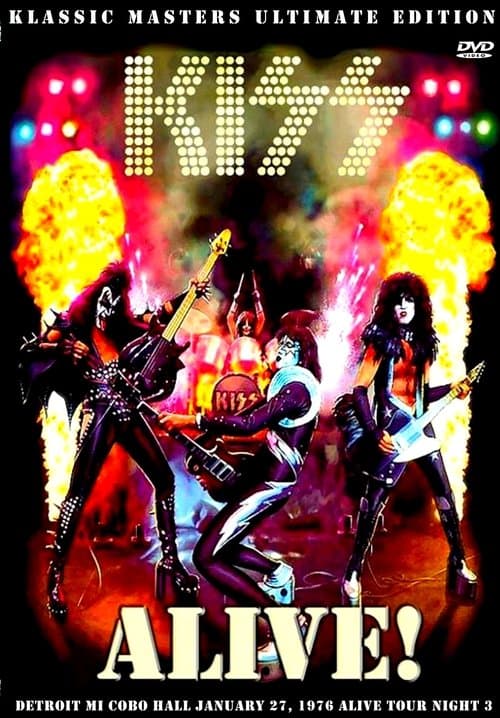 Kiss [1976] Detroit 1976のポスター