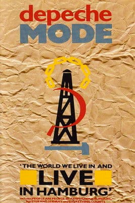 Depeche Mode: The World We Live in and Live in Hamburgのポスター