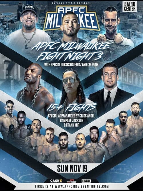 Anthony Pettis FC 9: Milwaukee Fight Night 3のポスター