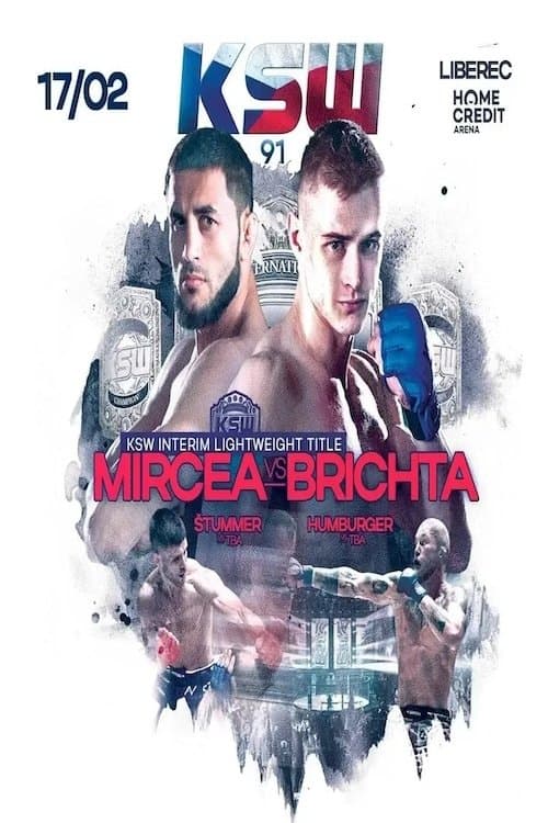 KSW 91: Mircea vs. Brichtaのポスター