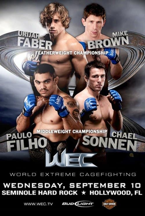 WEC 36: Faber vs. Brownのポスター