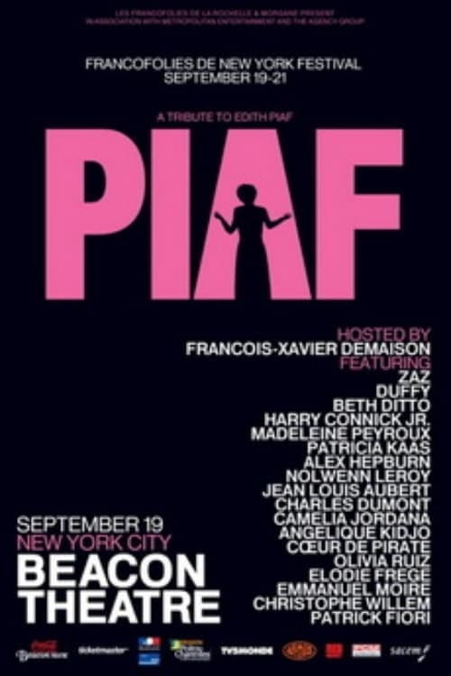 Piaf, Hymnes à la Môme au Beacon Theatre, New Yorkのポスター