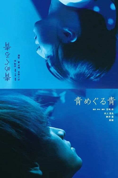 青めぐる青のポスター