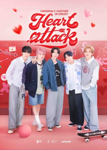 TOMORROW X TOGETHER VR CONCERT : HEART ATTACKのポスター