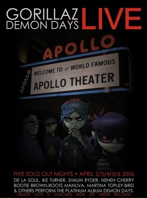 Gorillaz: Demon Days Live from the Apollo Theater, Harlemのポスター