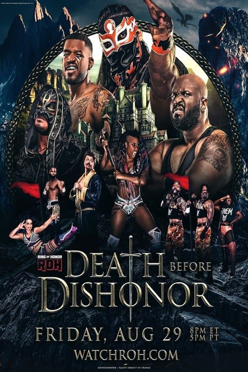 ROH Death Before Dishonor 2025のポスター