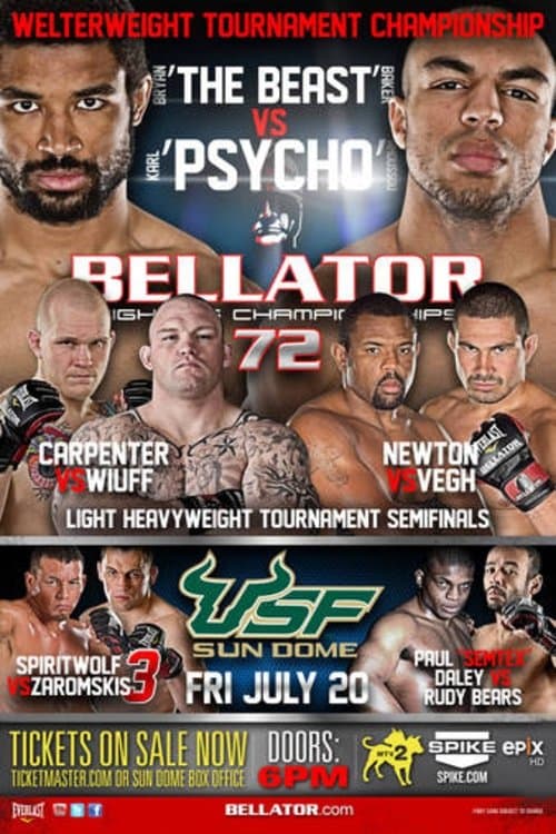 Bellator 72のポスター