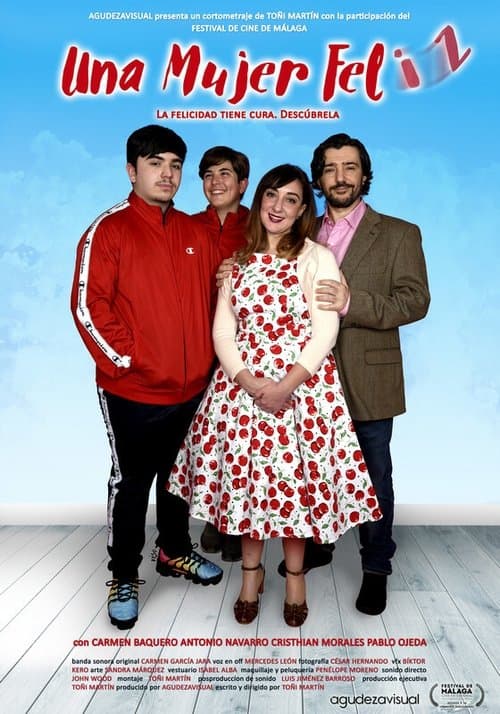 Una mujer felizのポスター