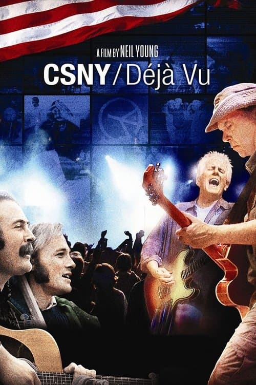 Crosby, Stills, Nash & Young ‎– Déjà Vuのポスター