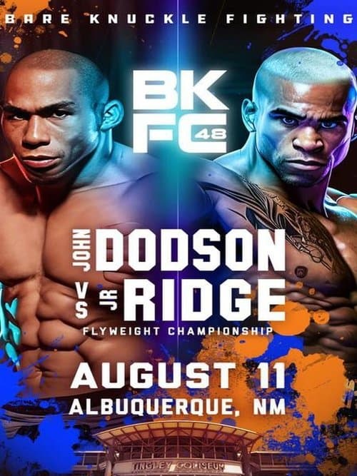 BKFC 48: Dodson vs. Ridgeのポスター
