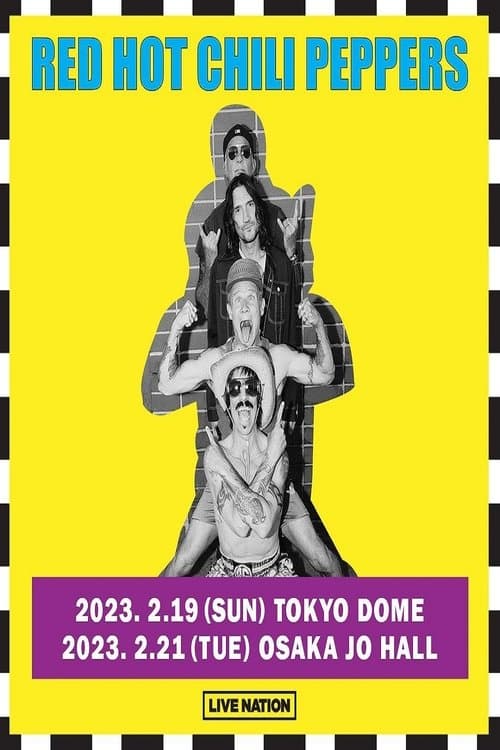 Red Hot Chili Peppers - Live at Tokyo Domeのポスター