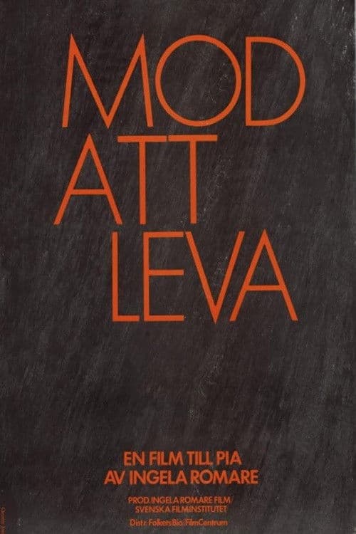 Mod att levaのポスター