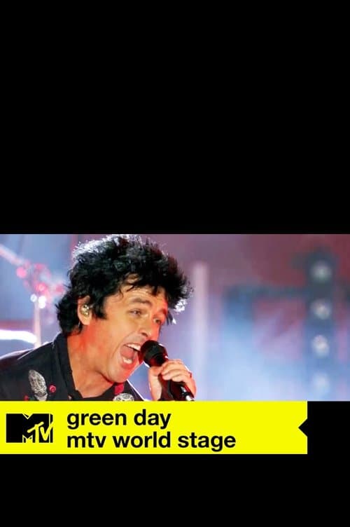 GREEN DAY MTV World Stage LIVE From Sevilleのポスター