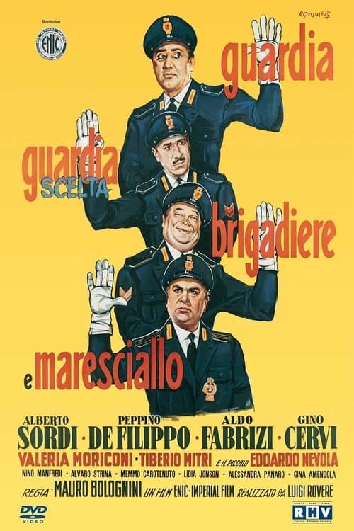 Guardia, guardia scelta, brigadiere e marescialloのポスター