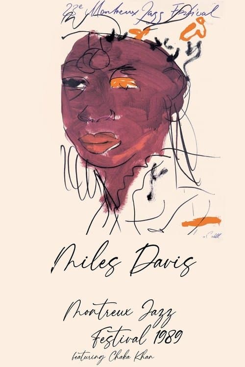 Miles Davis - Montreux Jazz Festivalのポスター