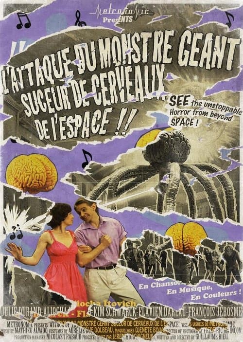 L'Attaque du monstre géant suceur de cerveaux de l'espaceのポスター