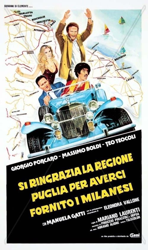 Si ringrazia la regione Puglia per averci fornito i milanesiのポスター
