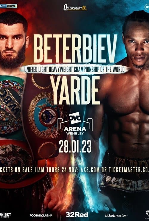 Artur Beterbiev vs. Anthony Yardeのポスター
