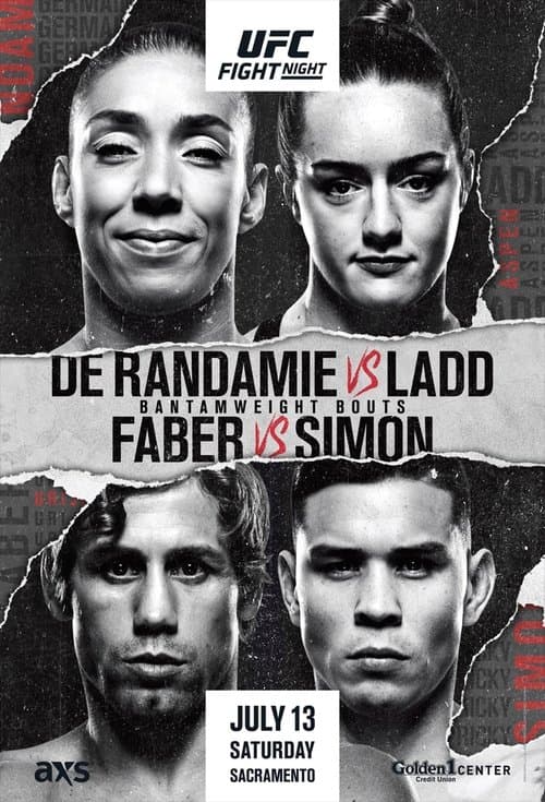 UFC Fight Night 155: de Randamie vs. Laddのポスター