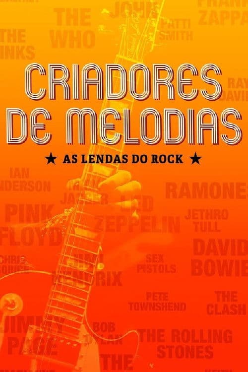 Criadores de Melodias - As Lendas do Rockのポスター