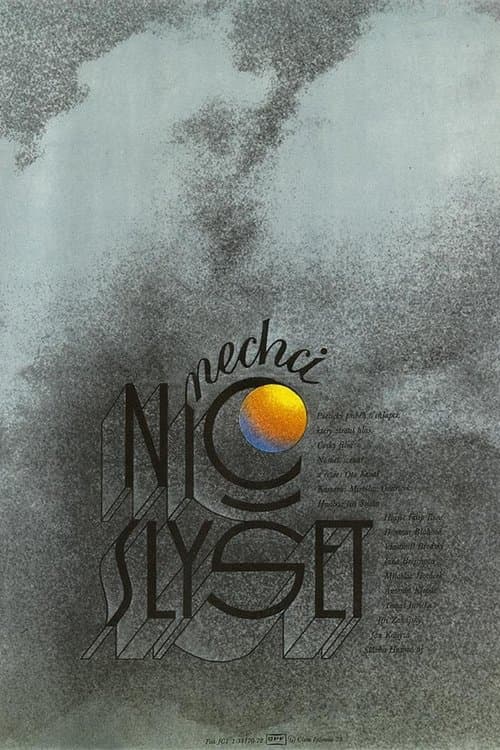 Nechci nic slyšetのポスター