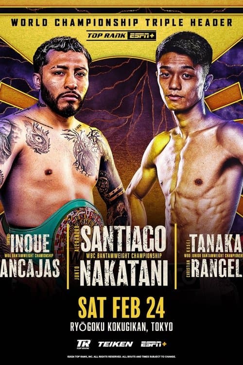 Alexandro Santiago vs. Junto Nakataniのポスター