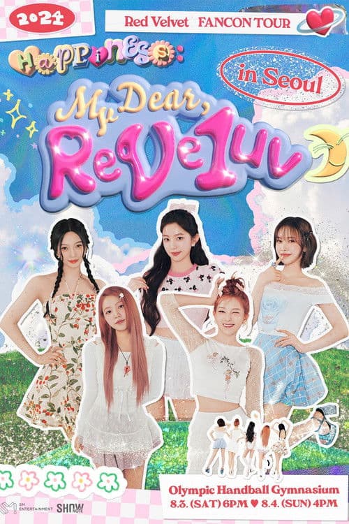 Red Velvet - 2024 Fancon Tour 'Happiness: My Dear, ReVe1uv' in Seoulのポスター