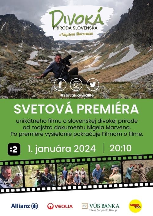 Divoká príroda Slovenska s Nigelom Marvenomのポスター