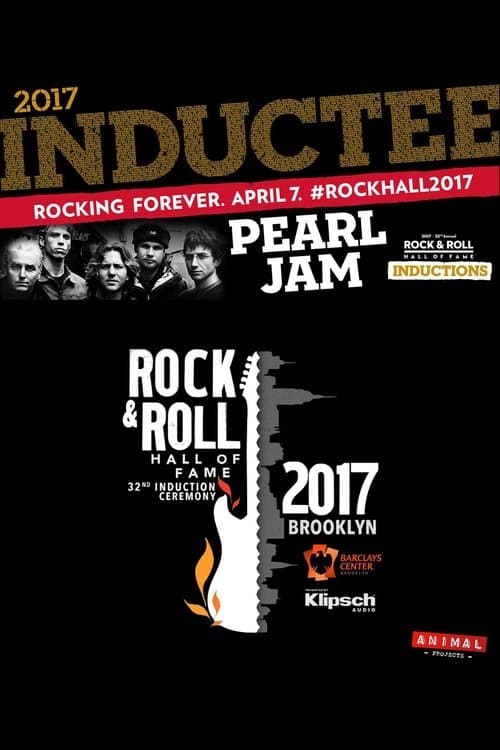 Pearl Jam: Rock And Roll Hall Of Fame Induction Ceremonyのポスター