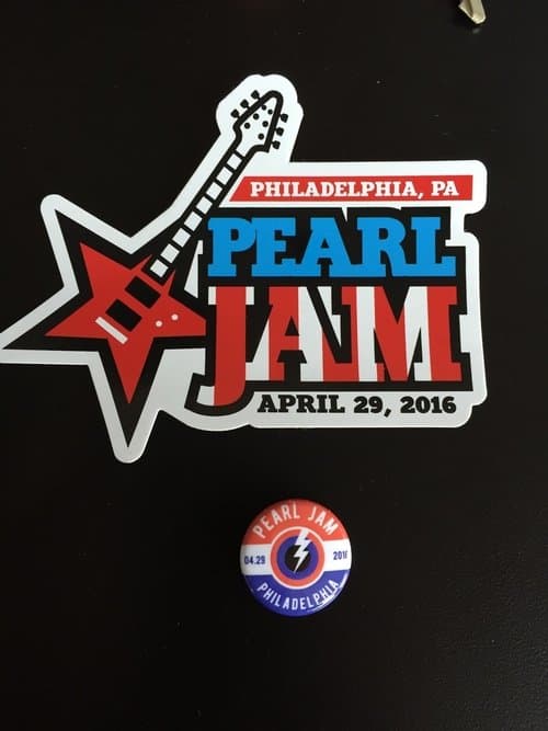 Pearl Jam - Philadelphia 2016のポスター