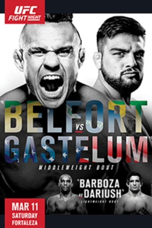 UFC Fight Night 106: Belfort vs. Gastelumのポスター