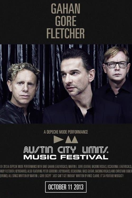 Depeche Mode - Austin City Limits Music Festival 2013のポスター