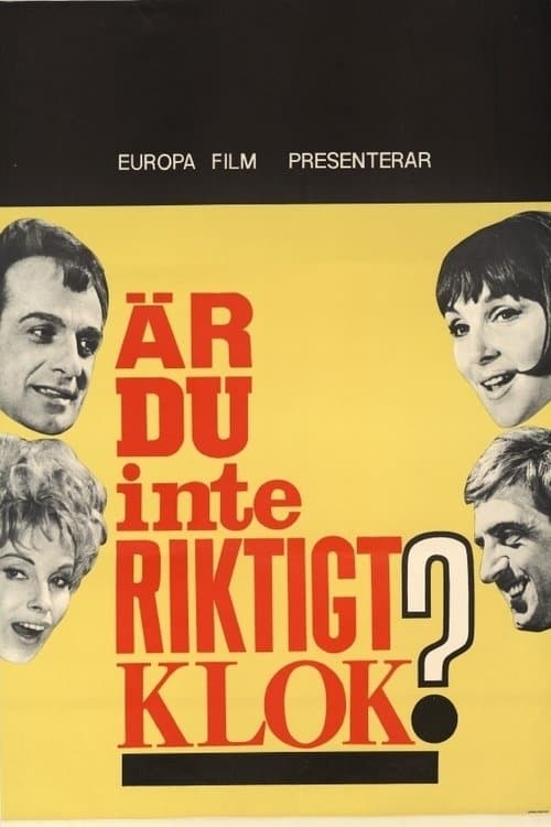 Är du inte riktigt klok?のポスター