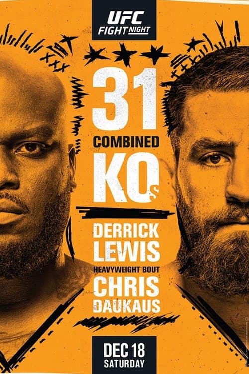 UFC Fight Night 199: Lewis vs. Daukausのポスター