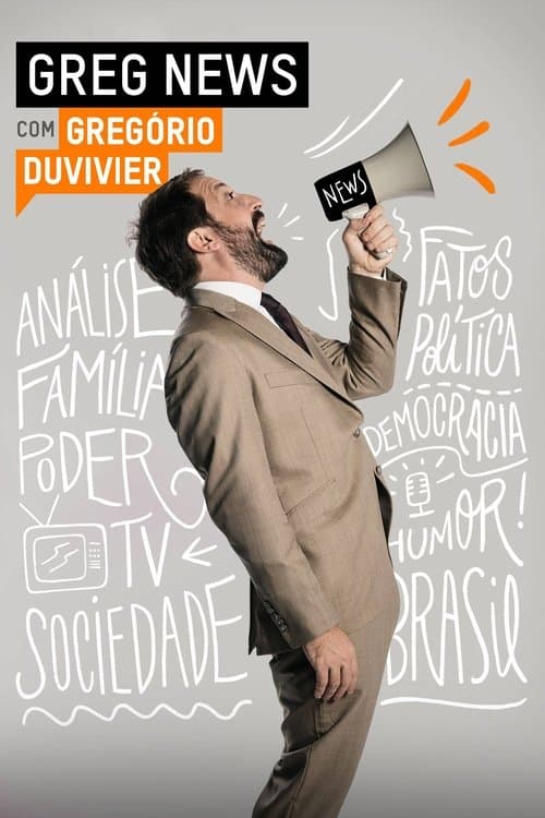 GREG NEWS com Gregório Duvivierのポスター
