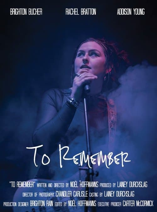 To Rememberのポスター