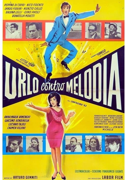 Urlo contro melodia nel Cantagiro 1963のポスター