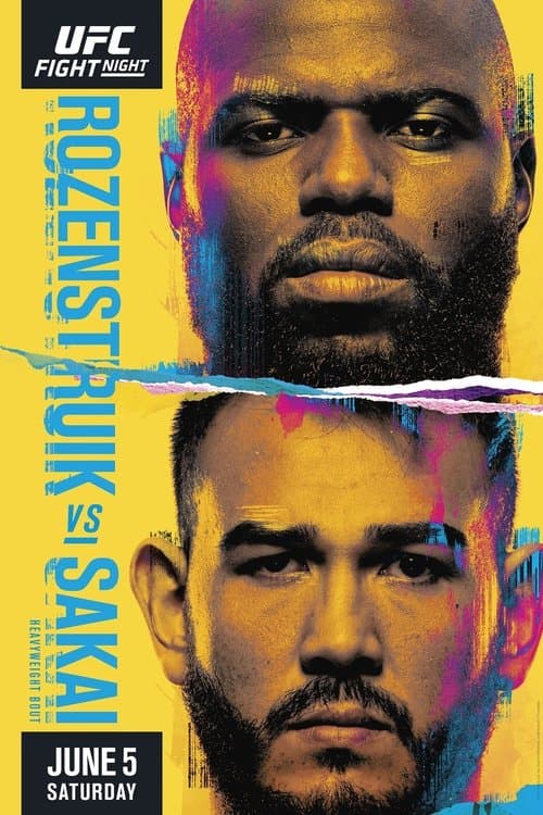 UFC Fight Night 189: Rozenstruik vs. Sakaiのポスター